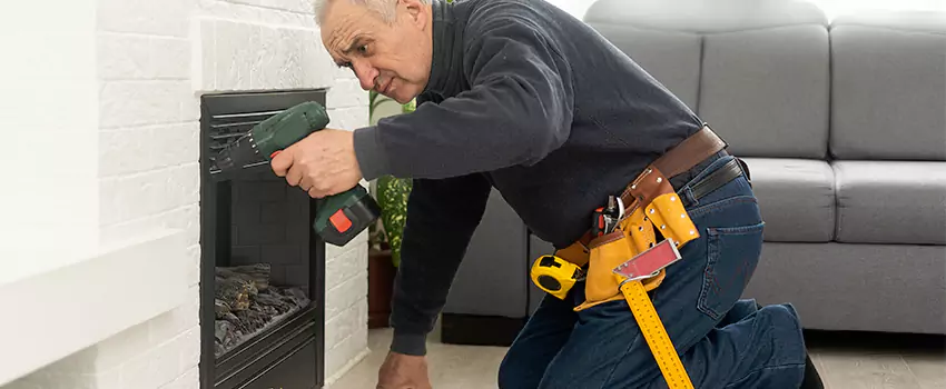 New Indoor Fireplace Installation in Pawtucket, Rhode Island