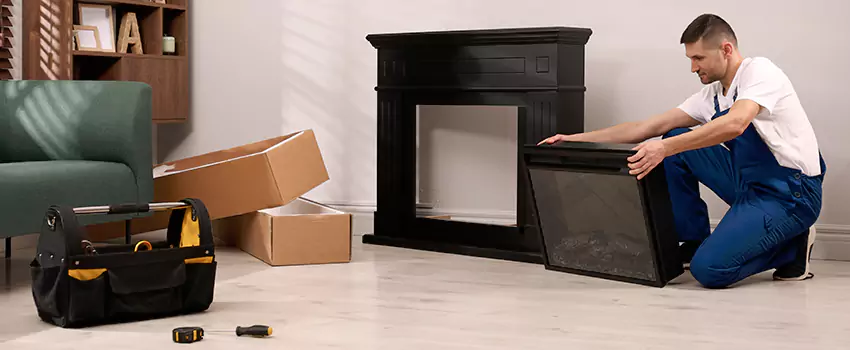 Old Rusted Metal Fireplace Repair And Replacement in Pawtucket, RI