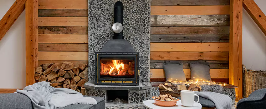 Thelin Hearth Products Direct Vent Gas Stove Fireplace Inspection in Pawtucket, Rhode Island